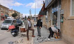 Ürgüp’te yollar onarılıyor
