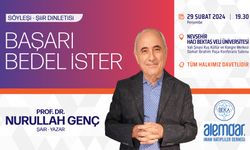Nurullah Genç Nevşehir'de sevenleriyle bir araya gelecek