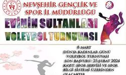 Evinin Sultanları Voleybol Turnuvası için başvurular başladı