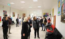 NEVÜ öğrencilerinden duvar resmi sergisi