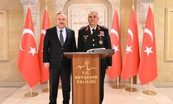 Orgeneral Çardakçı’dan Vali Fidan’a ziyaret