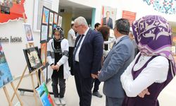 İmam Hatip Lisesi öğrencilerinden resim sergisi