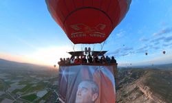 Kapadokya’da 19 Mayıs gökyüzünde kutlandı