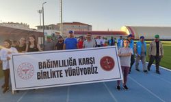 Bağımlılıkla mücadele yürüyüşü düzenlendi