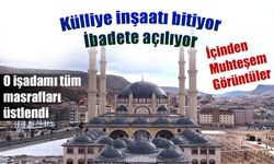 Külliye cami ibadete açılıyor