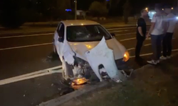 Aday sürücü kaza yaptı, şoför olmadığını iddia etti