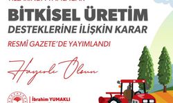 ÇKS'ye kayıtlı tüm üreticiler destek alacak