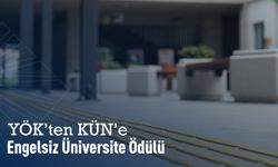 KÜN engelsiz üniversite ödülü aldı