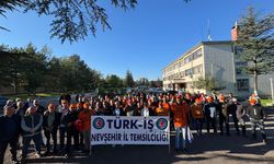 Türk İş üyeleri Nevşehir’de iş bıraktı