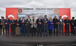 Çardak-Cezaevi yolu törenle trafiğe açıldı