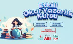 Etkili Okur Yazarlık Kursu başlıyor