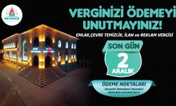 Nevşehir Belediyesinden vergi ödemesi hatırlatması