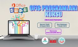 Ofis Programları Kullanımı Kursu açılıyor