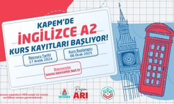 KAPEM'de İngilizce A2 kurs kayıtları başlıyor