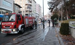 Nevşehir caddelerinde temizlik seferberliği