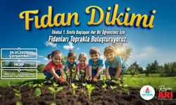 1. sınıf öğrencileri için fidan dikilecek