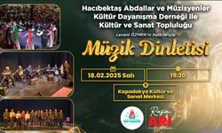 Hacıbektaş Abdallar ve Müzisyenler Derneği’nce müzik dinletisi