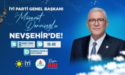 Dervişoğlu Nevşehir'e geliyor