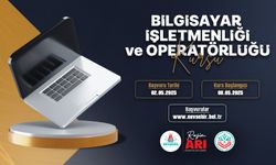 Bilgisayar işletmenliği ve operatörlüğü kursu açılacak