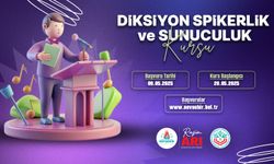 Diksiyon, spikerlik ve sunuculuk kursu
