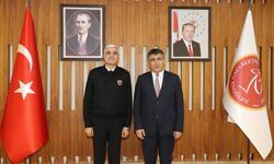 Tuğgeneral Erol, NEVÜ Rektörü Aktekin’i ziyaret etti