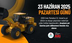 Bu caddeye araç park edenler dikkat