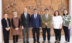 Japon heyetten Aktekin'e ziyaret