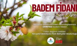 Nevşehir Belediyesi badem fidanı dağıtacak