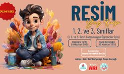 Resim yaz kursu kayıtları başladı