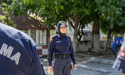 İlk kadın Karakol Komutanı göreve başladı