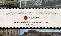 Vali Fidan’dan 71. yıl mesajı
