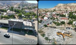 Çavuşin'de otel ve restoran yıkıldı