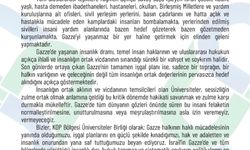 UNİKOP’tan Gazze işgal kararına tepki