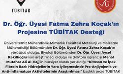 Koçak’ın projesine TÜBİTAK desteği