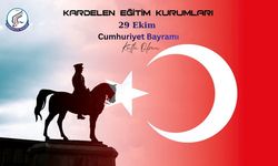 Kardelen Eğitim Kurumlarından Cumhuriyet Bayramı mesajı