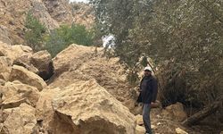 Sarıhıdır’ın tarihi Firiz Mevkiinde kaya çökmesi yaşandı