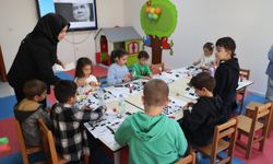 Ara tatil etkinlik atölyesine 30 çocuk katıldı