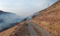 Ürgüp'te mangal yangına sebep oldu