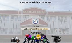 Kardelen Eğitim Kurumlarından Çalışan Gazeteciler Günü mesajı