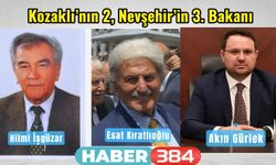 Akın Gürlek Nevşehir'den çıkan 3. bakan oldu