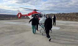 58 günlük bebek için hava ambulansı devreye girdi