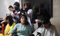 Özel insanlara saç bakımı yapıldı