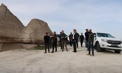 Alan Başkanı Aslanbay, CİP safari parkur alanları düzenlemesini yerinde inceledi