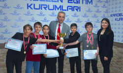Kardelenli öğrenciler Akıl ve Zeka Oyunları Turnuvasına damga vurdu