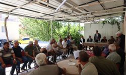 Aslanbay, Ulaşlı köyünde vatandaşlarla buluştu