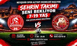 Nevşehirspor altyapı seçmeleri Cumartesi günü yapılacak