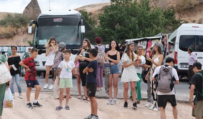 Kapadokya’yı 8 ayda 3 milyona yakın turist ziyaret etti