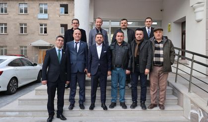 Gülşehirli muhtarlardan Başkan Arı’ya ziyaret