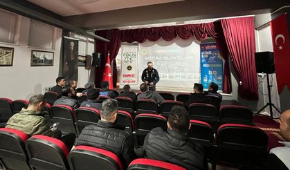 Narkotik şube vatandaşları bilgilendiriyor
