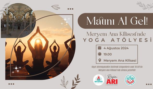 Meryem Ana Kilisesi’nde yoga yapılacak